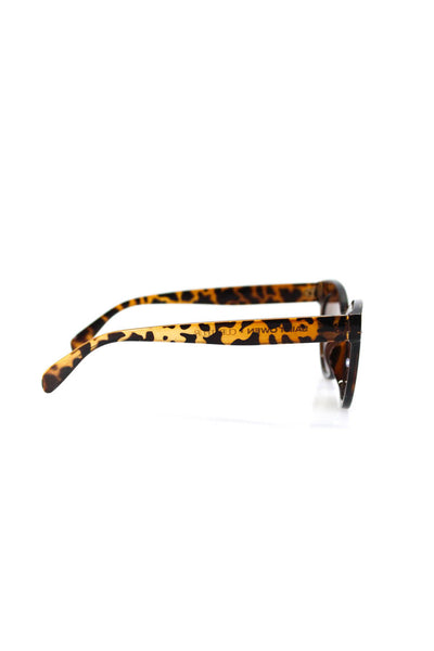 Saint Owen X Curateur Womens Tortoise Shell Cat Eye Sunglasses Brown