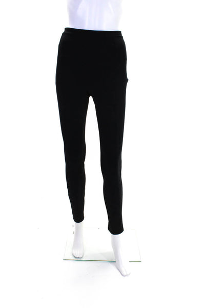 Adam Lippes Womens Pull On High Rise Skinny Leg Pants Black Size Extra Small