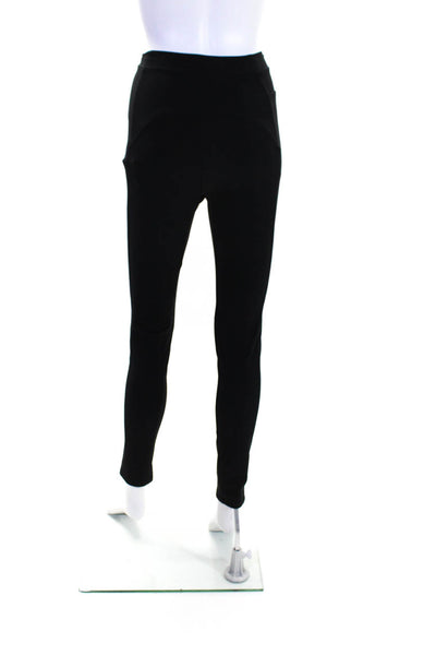 Adam Lippes Womens Pull On High Rise Skinny Leg Pants Black Size Extra Small