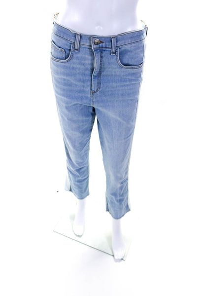 Veronica Beard Jeans Womens Blue Light Wash High Rise Straight Jeans Size 30