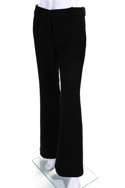 Michael Michael Kors Womens Hook & Eye Zip Flare Leg Dress Pants Black Size 2