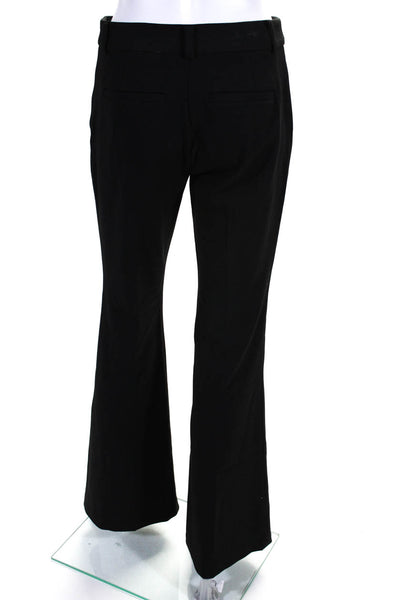 Michael Michael Kors Womens Hook & Eye Zip Flare Leg Dress Pants Black Size 2