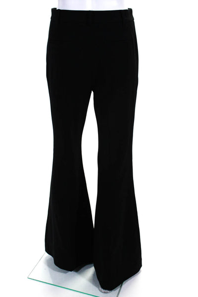 Michael Michael Kors Womens Flat Front Hook & Eye Flare Leg Pants Black Size 2