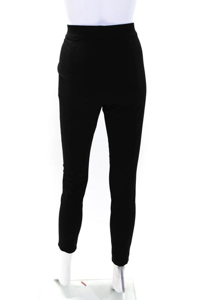 Vince Womens High Rise Elastic Waist Ankle Length Leggings Black Size L