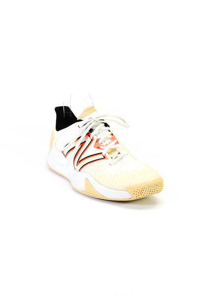 New Balance Womens Orange White Fresh Foam Fuel Cell Sneakers Shoes Size 10
