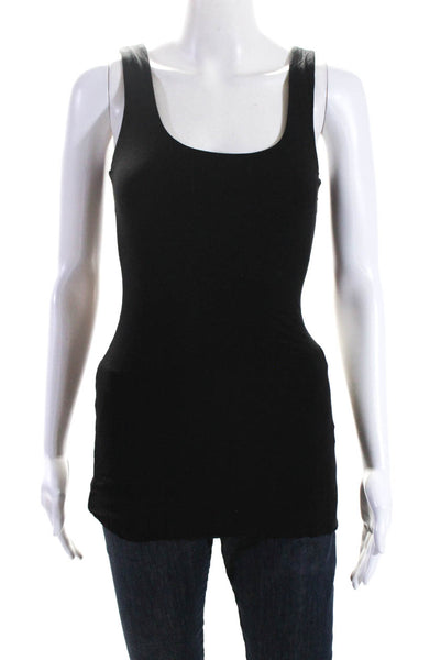 Bailey 44 Womens Black Scoop Neck Cut Out Back Sleeveless Blouse Top SizeS