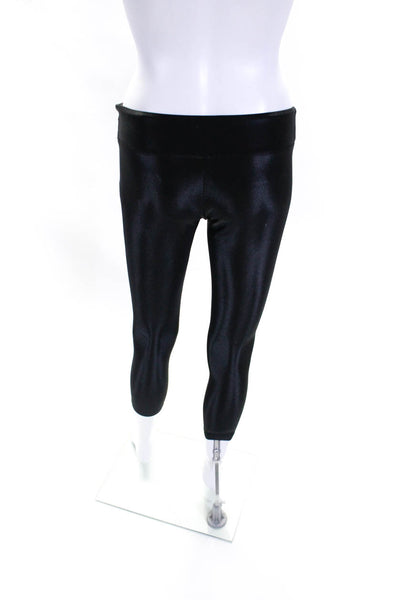 Koral Womens High Waist Luster Athletic Leggings Pants Black Size Large