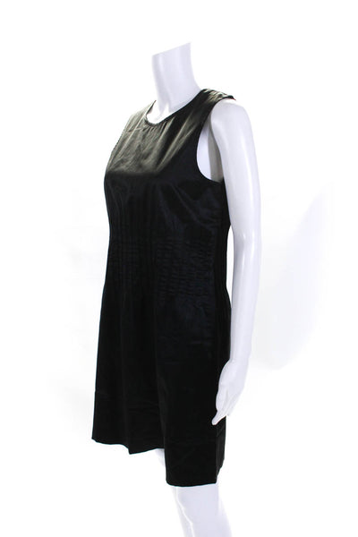 Theory Womens Sleeveless Mid Calf Scoop Neck Dress Black Size 10