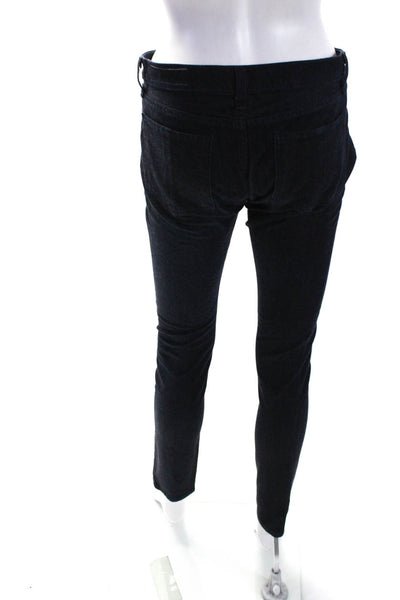 Rag & Bone Womens Buttoned Zippered Skinny Leg Slip-On Jeggings Blue Size EUR28