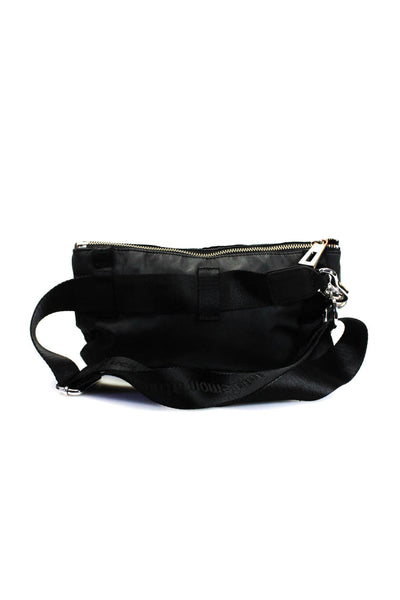 Lululemon Womens Top Zip Front Pocket Fanny Pack Handbag Black Small