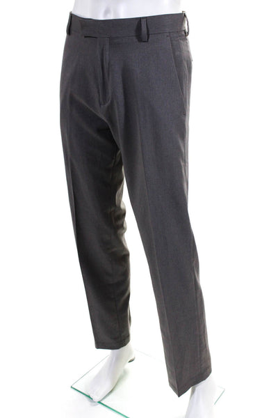 Kenneth Cole Reaction Mens 4 Pocket Straight Leg Pants Trousers Gray Size 30X32