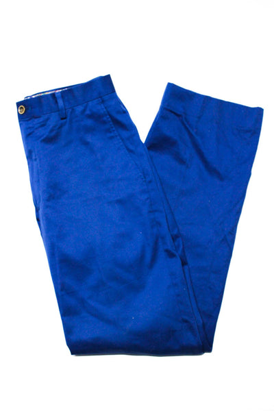 Tallia Mens Cotton Four Pocket Straight Leg Pants Trousers Blue Size 29W 34L