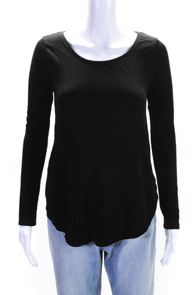 Calypso Saint Barth Womens Long Sleeves Light Sweater Black Size Extra Small