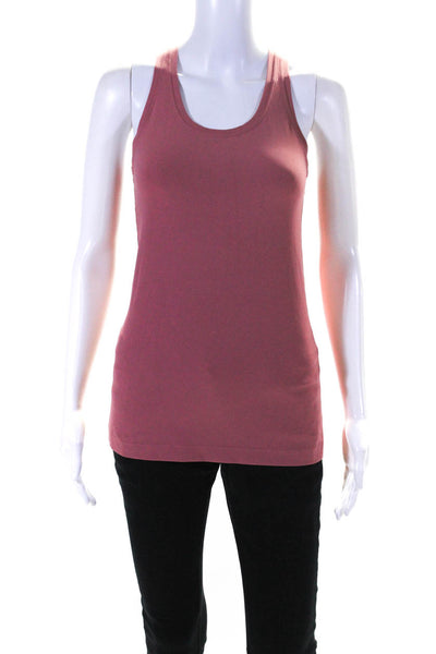 Lululemon Womens Jersey Knit Racer Back Tank Top T-Shirt Mauve Pink Size S