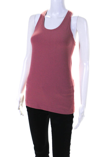 Lululemon Womens Jersey Knit Racer Back Tank Top T-Shirt Mauve Pink Size S