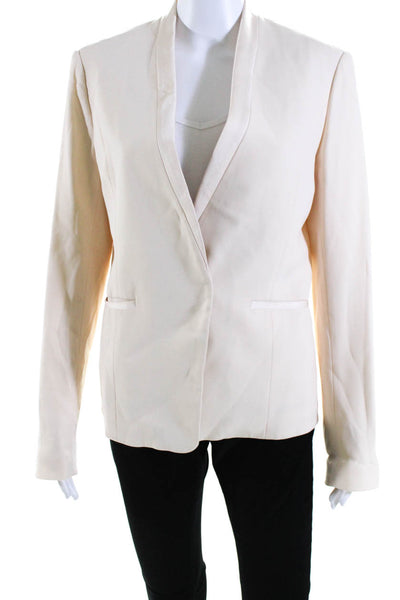 Rag & Bone Womens Shawl Lapel Long Sleeve One Button Blazer Pale Pink Size 6