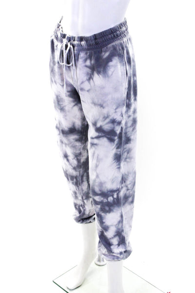 Colsie Womens Scoop Neck Tie Dyed Sweatshirt Jogger Pants Set Gray Size Small