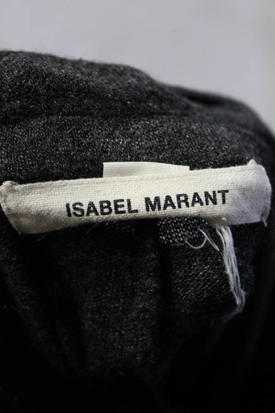 Isabel Marant Womens Drawstring Waist Jogger Sweatpants Gray Size Medium