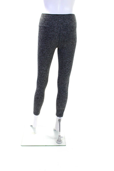 KORAL ACTIVEWEAR Womens Elastic Waist Athletic Slip-On Leggings Gray Size S