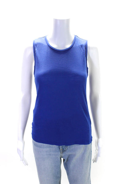 & Other Stories Womens Crew Neck Pullover Tank Top Cobalt Blue Size 6