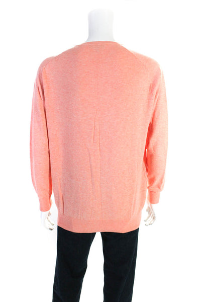 Peter Millar Men's Crewneck Long Sleeves Pullover Sweater Carol Size L