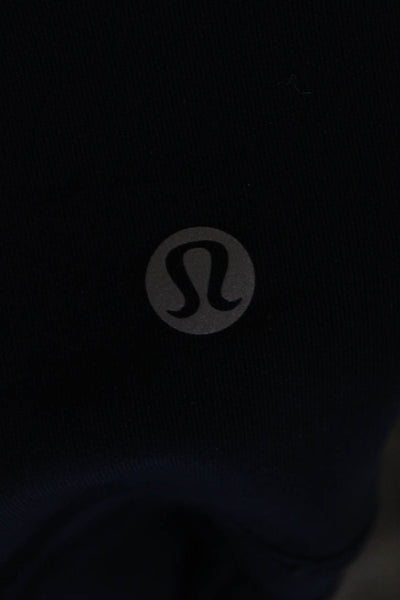 Lululemon Womens Elastic Waist Athletic Slip-On Darted Leggings Navy Size 10