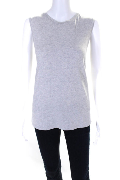 Lululemon Womens Sleeveless Round Neck Pullover Athletic Tank Top Gray Size M