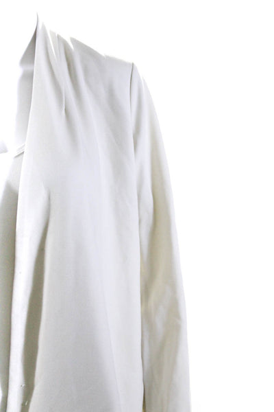 Eileen Fisher  Women's Long Sleeves Open Front Unlined Jacket Beige Size S