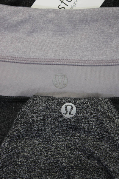 Lululemon Womens Scoop Neck Racerback Tank Leggings Set Gray Size 4