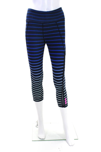 Give Love Get Love Women's Midrise Stripe Cropped Legging Size XS