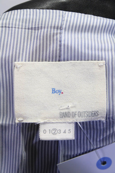 Boy. Band Of Outsiders Women's Long Sleeves Lined One Button Blazer Beige Size 2