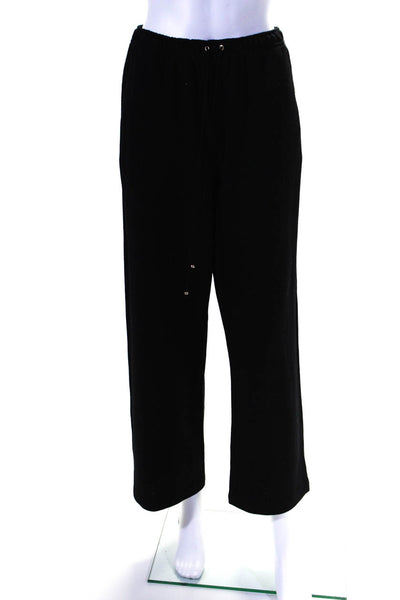 St. John Sport By Marie Gray Womens Santana Knit Drawstring Pants Black Small