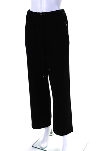 St. John Sport By Marie Gray Womens Santana Knit Drawstring Pants Black Small