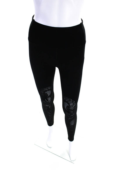 Lululemon Womens Soul Cycle High Rise Cutout Leggings Black Size 6