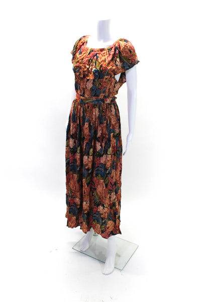 Margaux Riviera Women's Off The Shoulder Sleeveless Floral Maxi Dress Size L