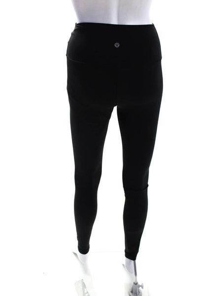 Lululemon Womens High Waisted Activewear Leggings Black Size 2