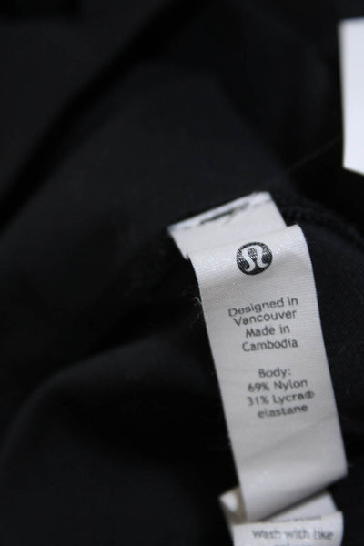 Lululemon Womens High Waisted Activewear Leggings Black Size 2