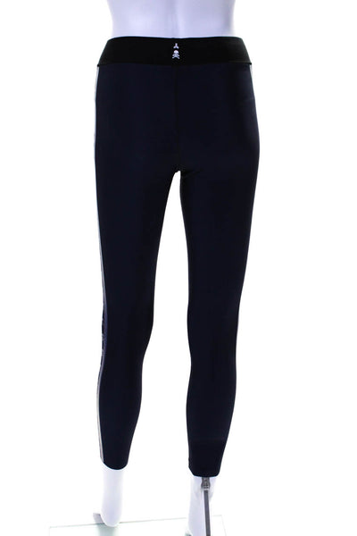 Ultracor Women's Elastic Waist Full Length Legging Navy Blue Size S