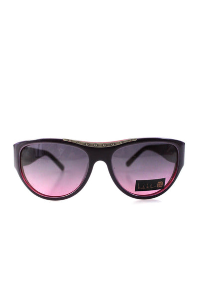 Nicole Miller Collection Womens Utilitarian Sunglasses Amethyst Purple