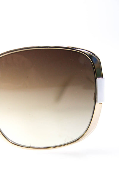 Marc By Marc Jacobs Womens MMJ 082/S Oversize Square Sunglasses White Brown