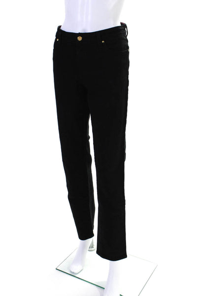 Kate Spade Women's Five Pockets Straight Leg Denim Pant Black Size 32