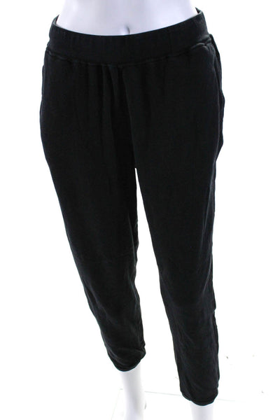 Christina Lehr Women's Drawstring Waist Tapered Leg Jogger Pant Black Size 3