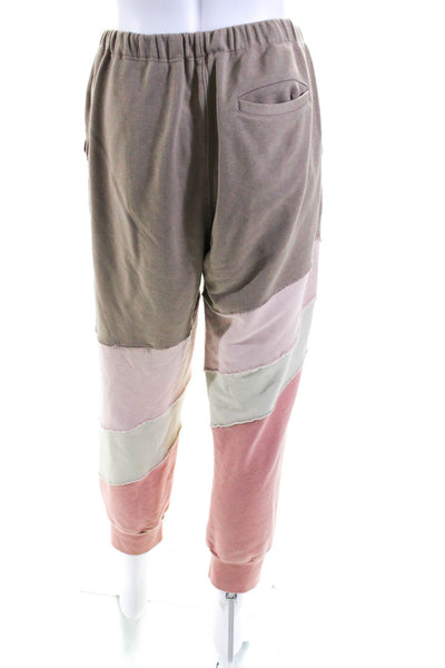 FP Movement Womens Cotton Terry Colorblock Jogger Sweatpants Multicolor Size S