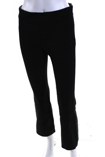 Helmut Lang Womens Elastic Waist Bootcut Trousers Black Size M