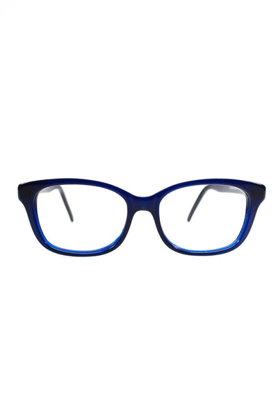 Robert Marc Womens Square Eyeglass Frames Navy Blue Brown Plastic