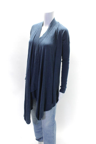 Ralph Lauren Blue Label Women Long Sleeve Open Front Cardigan Blue Size S