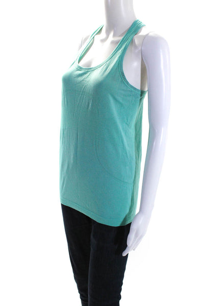 Lululemon Womens Mint Green Scoop Neck Racerback Active Tank Top Size L