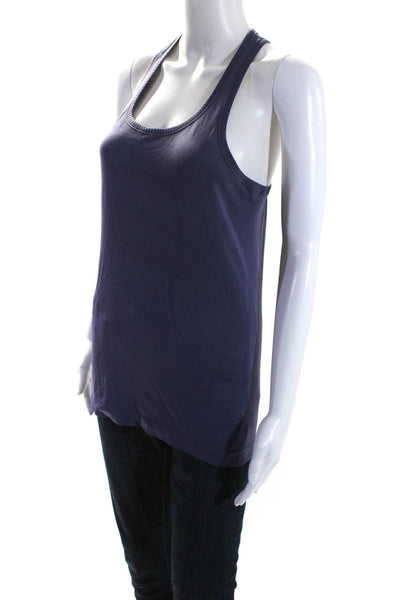 Lululemon Womens Plum Scoop Neck Racerback Active Tank Top Size 8