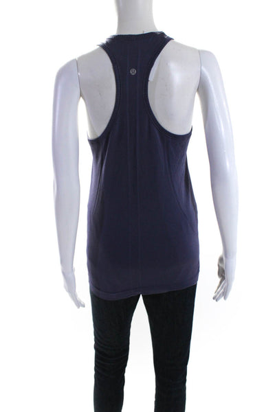 Lululemon Womens Plum Scoop Neck Racerback Active Tank Top Size 8