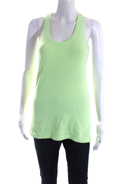 Lululemon Womens Green Scoop Neck Racerback Sleeveless Active Tank Top Size 2